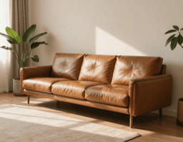 Before - Upscaled modern living room